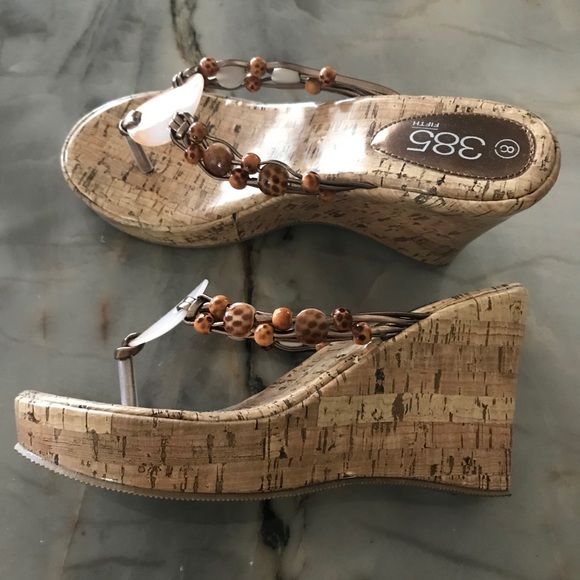 Brand New! Pacific Beach Wedge Size 8 - Picture 2 of 4